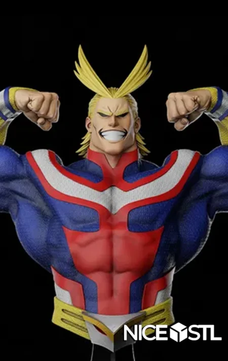 All Might Bust STL – My Hero Academia 3D Print Model