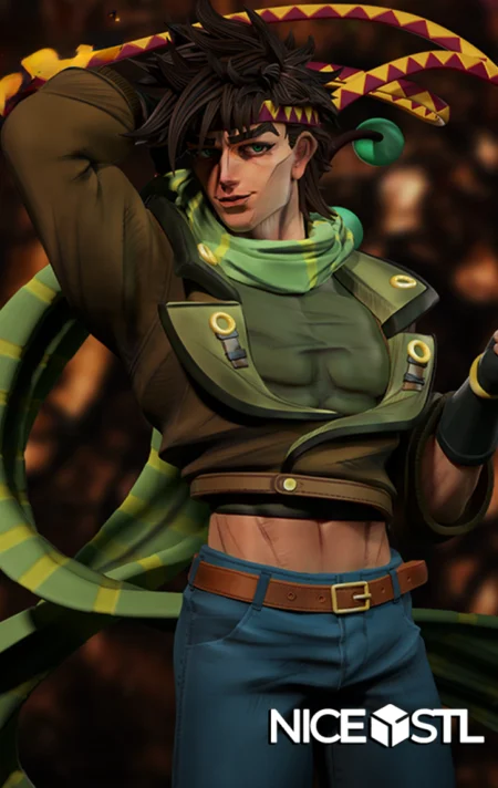Joseph Joestar STL – JoJo’s Bizarre Adventure 3D Print Model