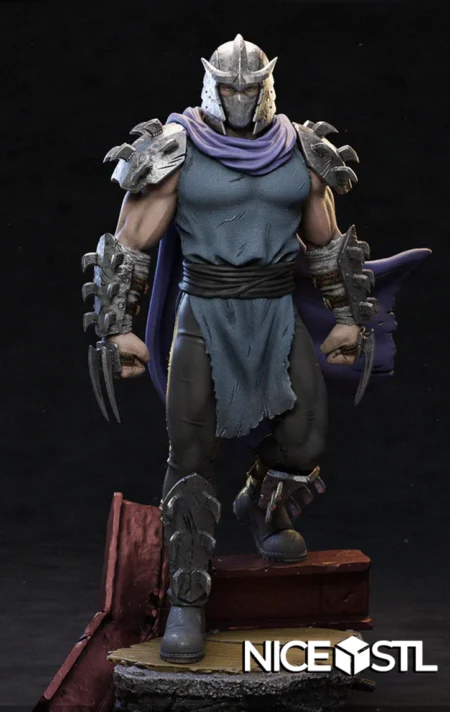 Shredder V2 STL – TMNT 3D Print Model 6