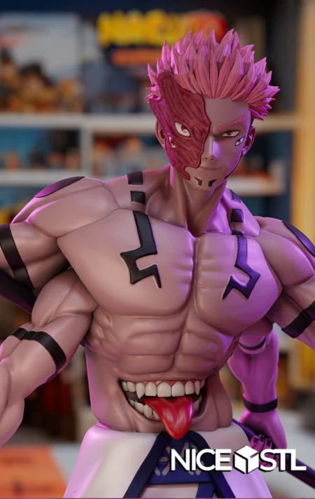 Sukuna STL – Jujutsu Kaisen 3D Print Model 6